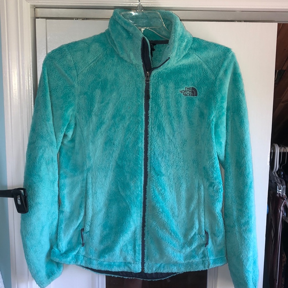 North face teal jacket